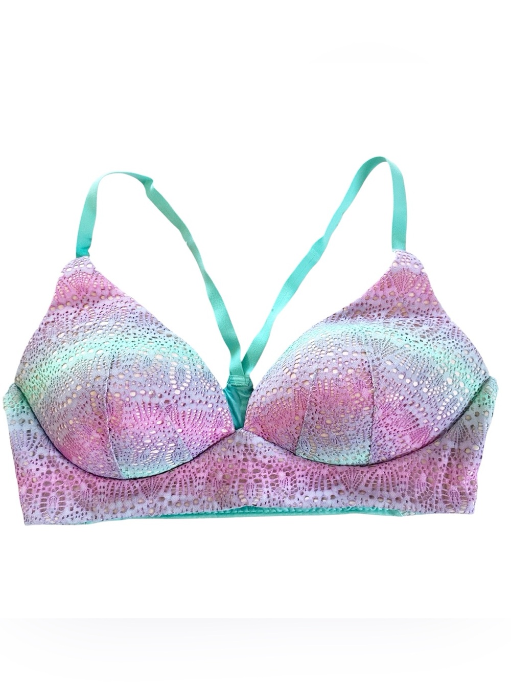 Victoria's Secret Body By Victoria Wireless Ombre Plunge Racerback Bralette 38C